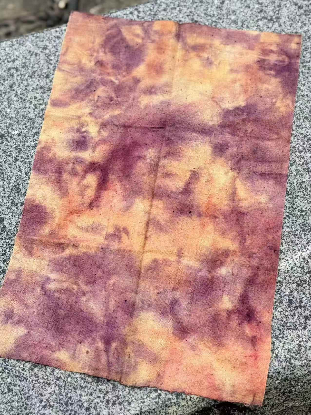 Sagittarius Flame - Plant-Dyed Fabric Swatch