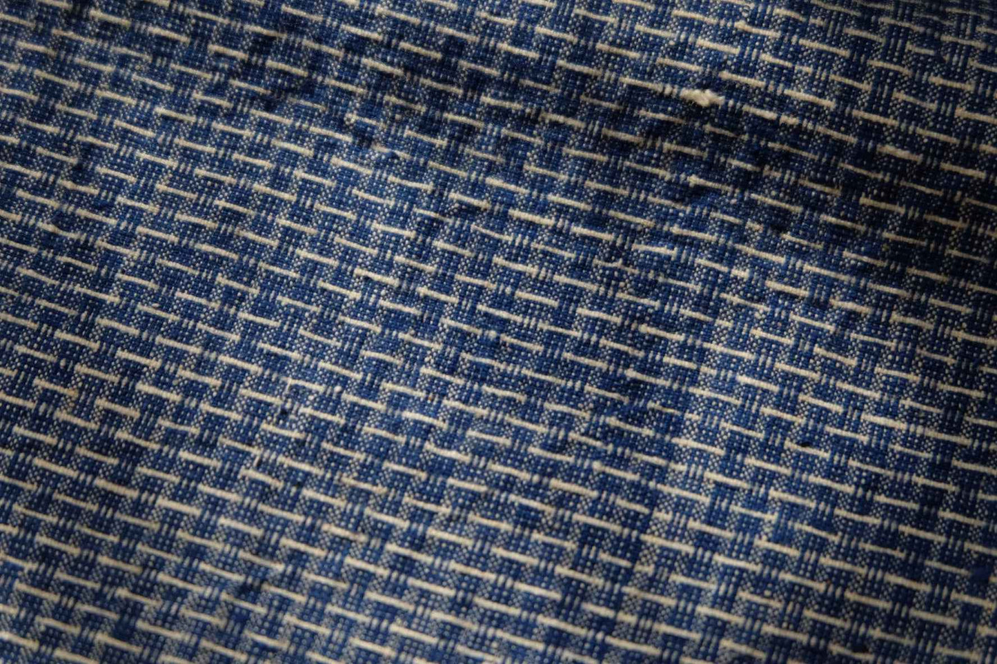 Shanghai 'City Wall' Embossed Cloth - Rare Blue Southern Tǔbù - BUBBO