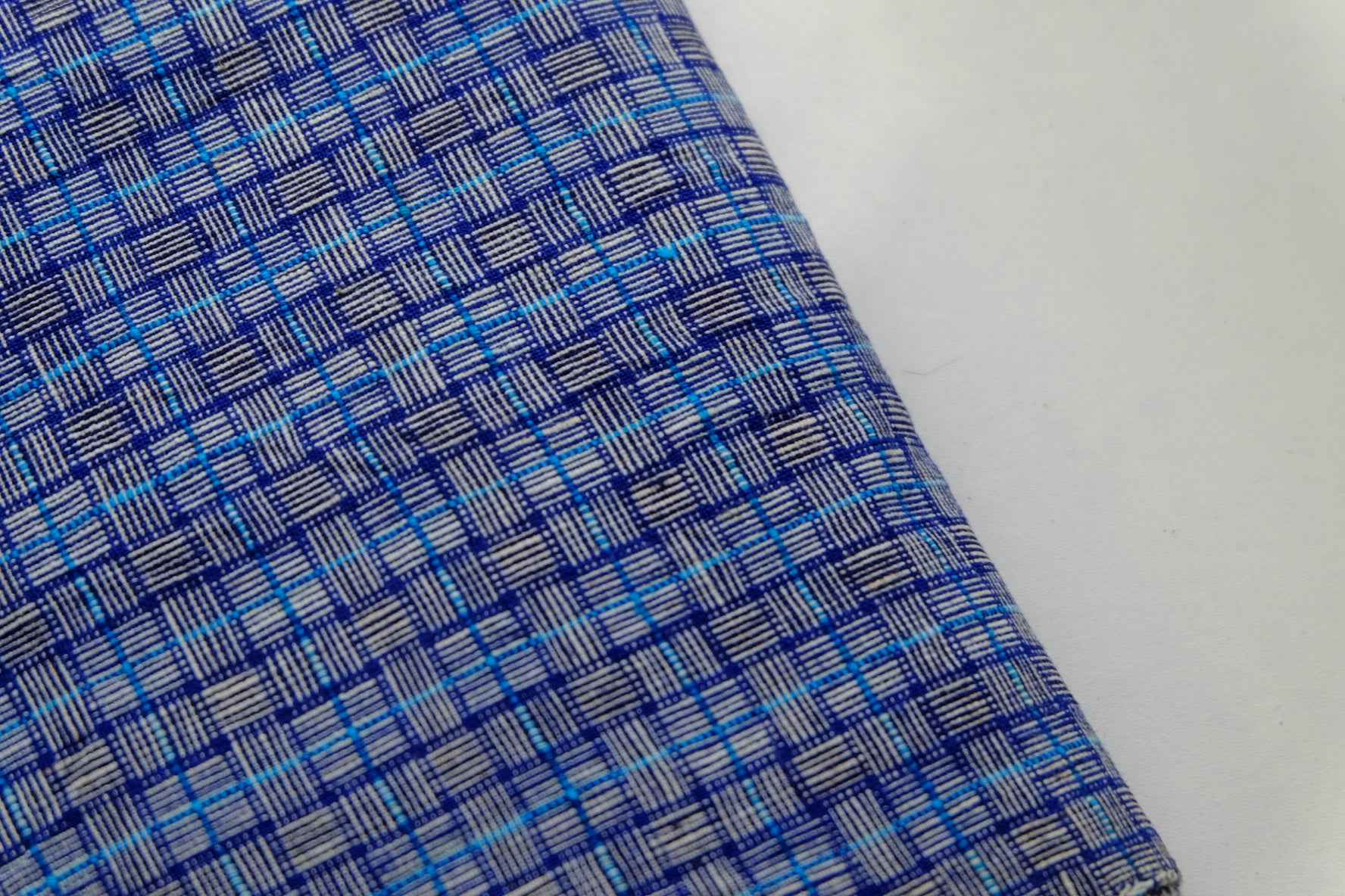 Sky Blue Reed - Pattern Tǔbù - 38cm Width | Substantial Handwoven - BUBBO