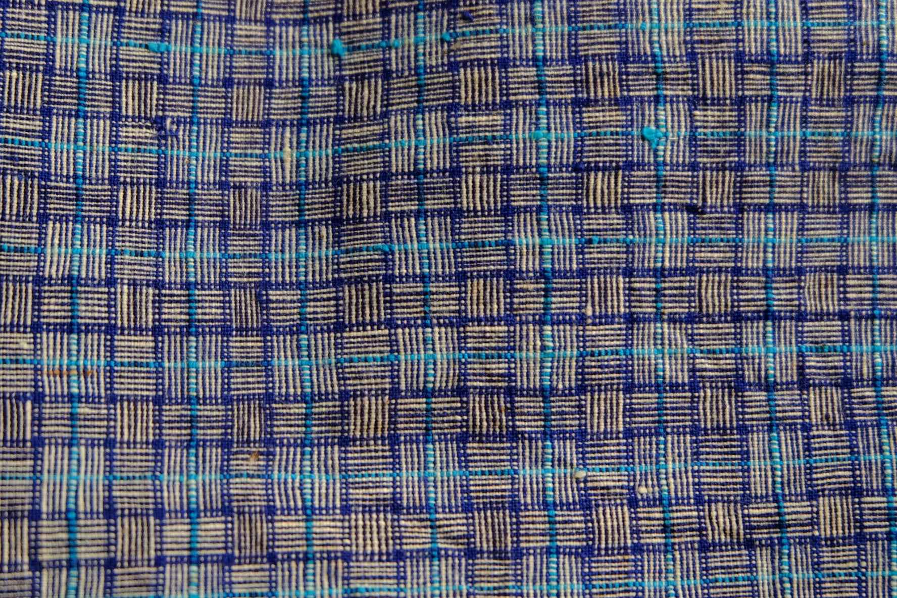 Sky Blue Reed - Pattern Tǔbù - 38cm Width | Substantial Handwoven - BUBBO