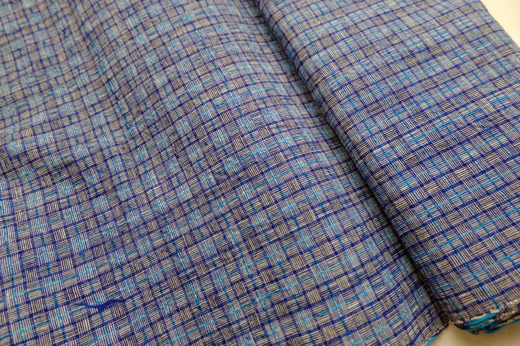 Sky Blue Reed - Pattern Tǔbù - 38cm Width | Substantial Handwoven - BUBBO