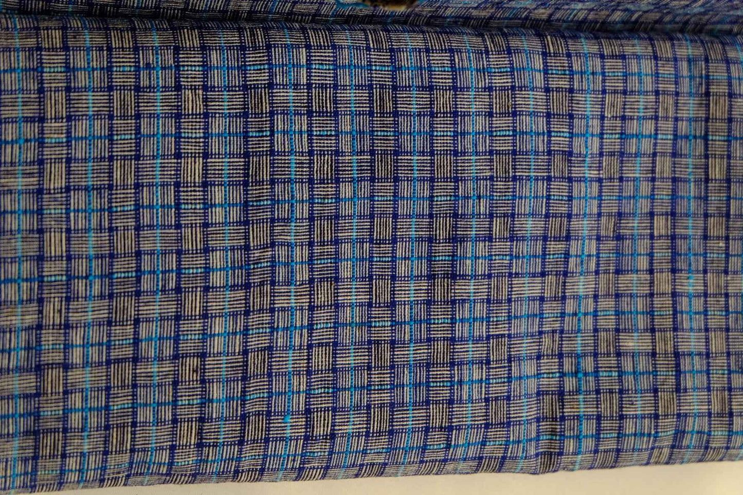 Sky Blue Reed - Pattern Tǔbù - 38cm Width | Substantial Handwoven - BUBBO