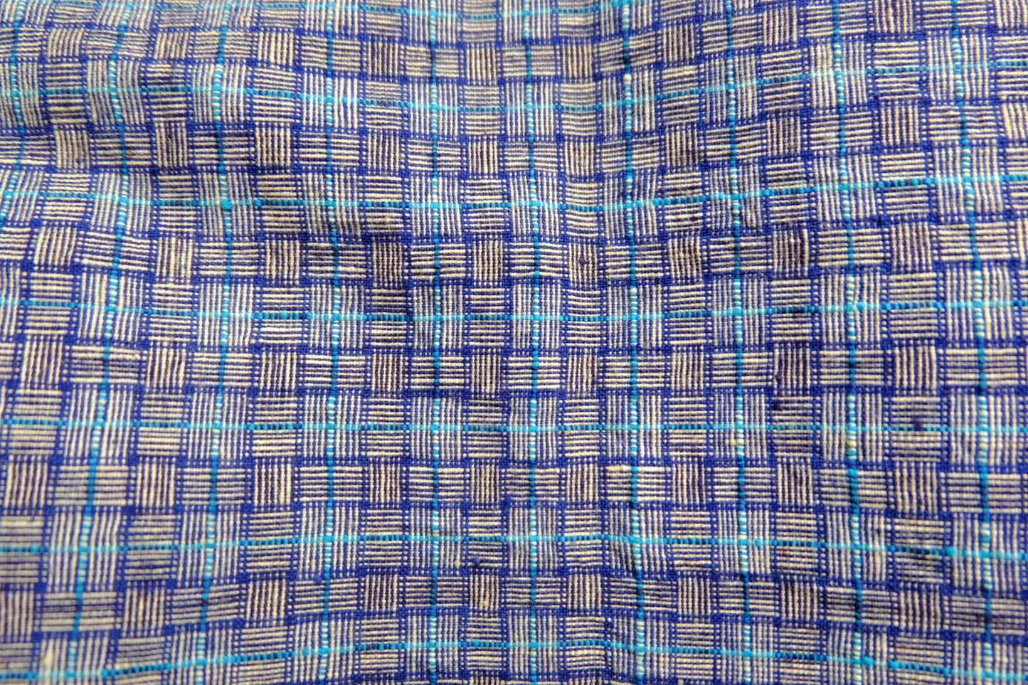 Sky Blue Reed - Pattern Tǔbù - 38cm Width | Substantial Handwoven - BUBBO