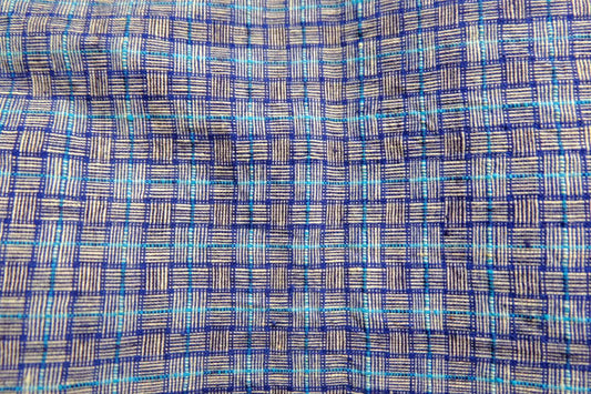 Sky Blue Reed - Pattern Tǔbù - 38cm Width | Substantial Handwoven - BUBBO