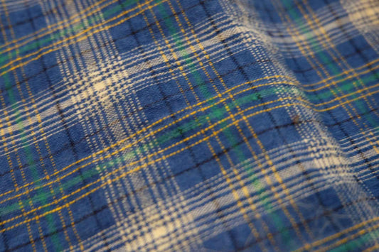 Southern Tǔbù: 'Azure Grid' with Golden Thread - BUBBO