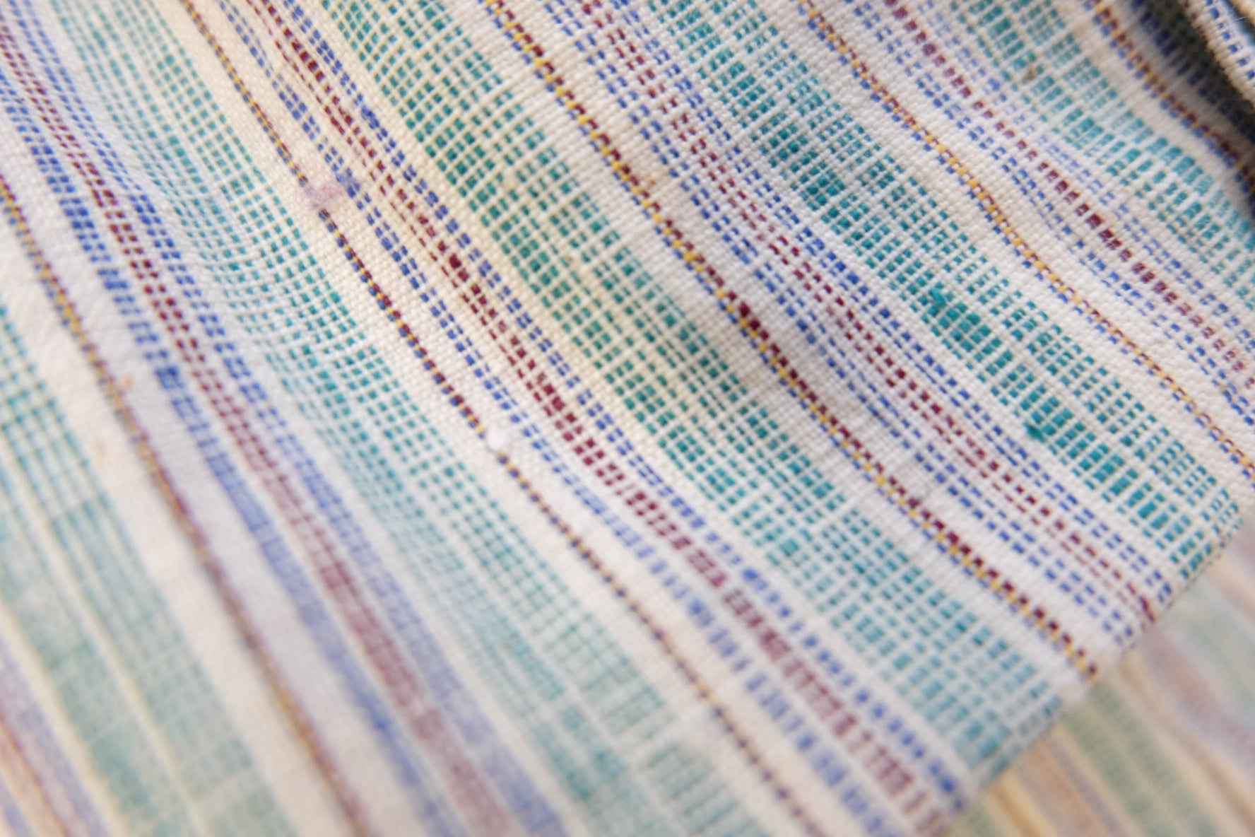 Southern Tǔbù: 'Botanical Weave' Woven Stripe - BUBBO