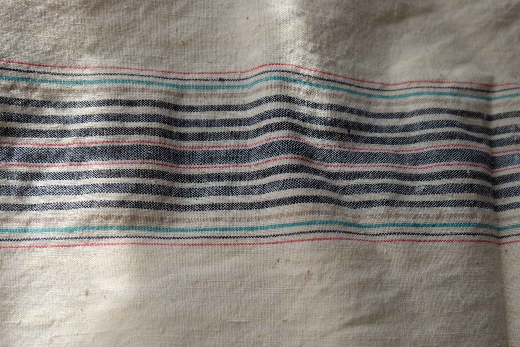 Southern Tǔbù: 'Honey Glow' - Natural Unbleached Cotton with Subtle Stripes