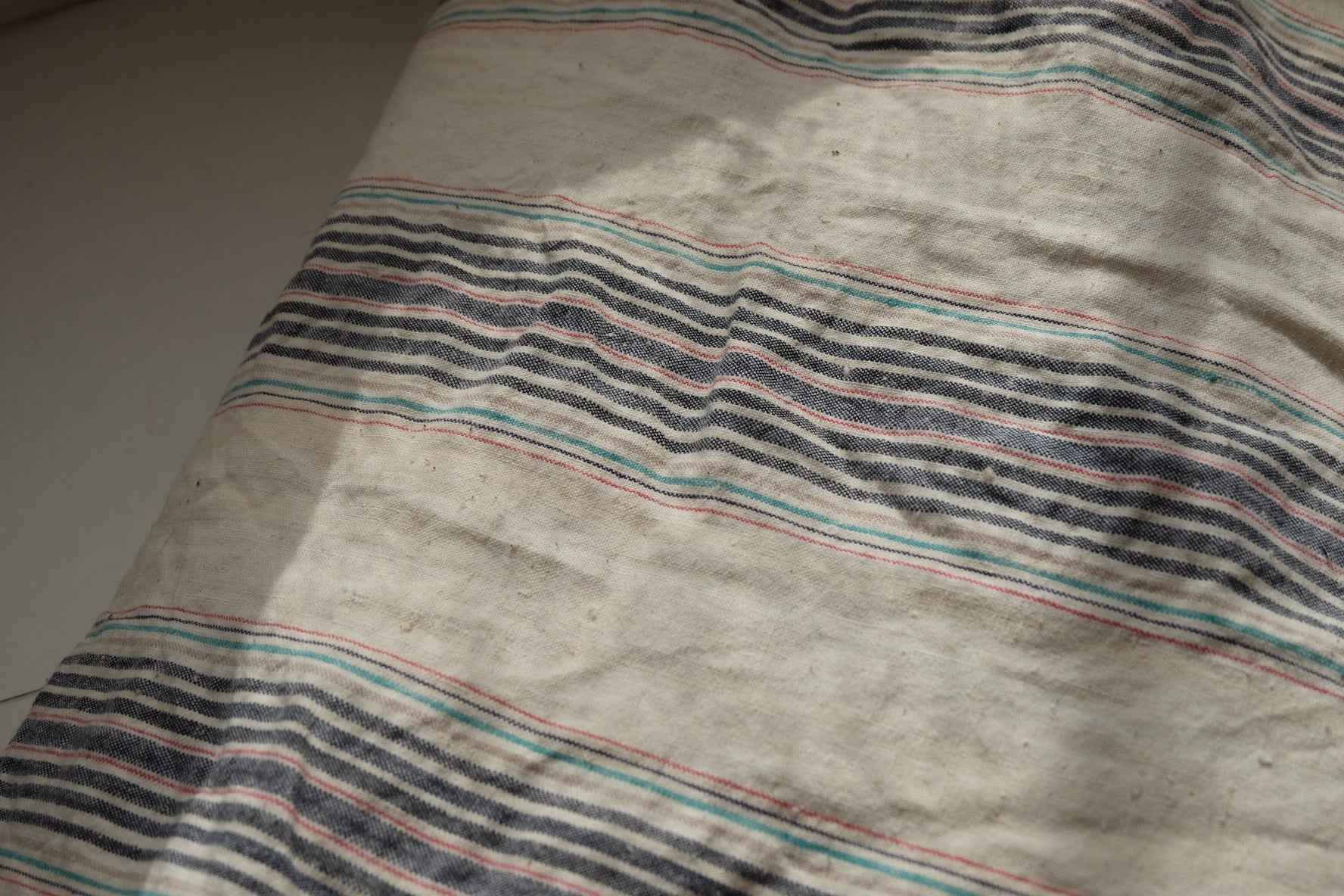 Southern Tǔbù: 'Honey Glow' - Natural Unbleached Cotton with Subtle Stripes