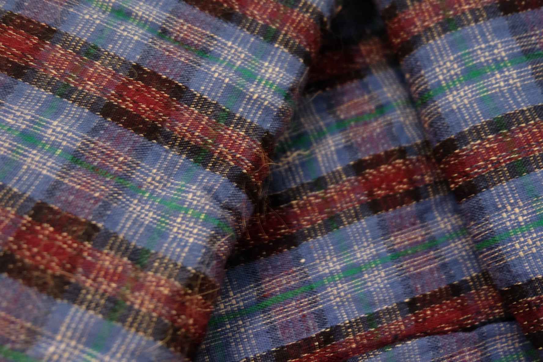 Southern Tǔbù: The 'Petite Rouge' Check - Pre - Washed - BUBBO