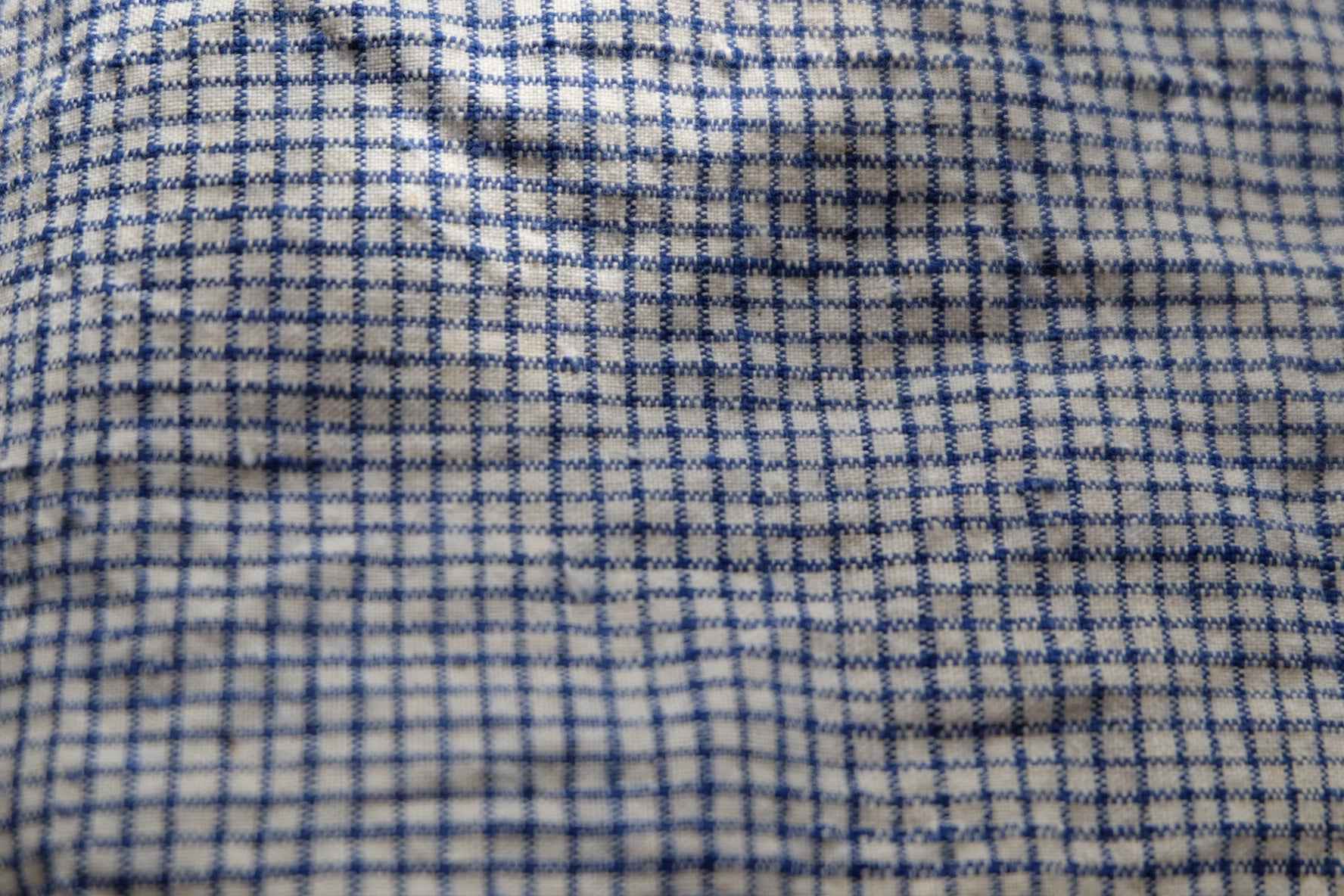 Southern Tǔbù: 'Windmill Check' in Blue & White - Pre - Washed - BUBBO