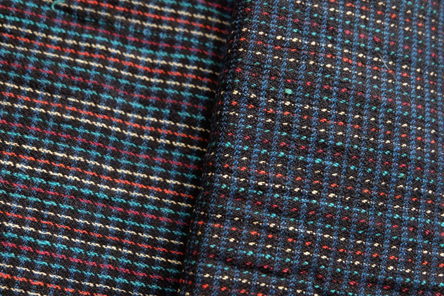 Starlight Tǔbù: Midnight Blue with Embroidered Stars - 32cm Width | Pre - Washed & Ready - BUBBO