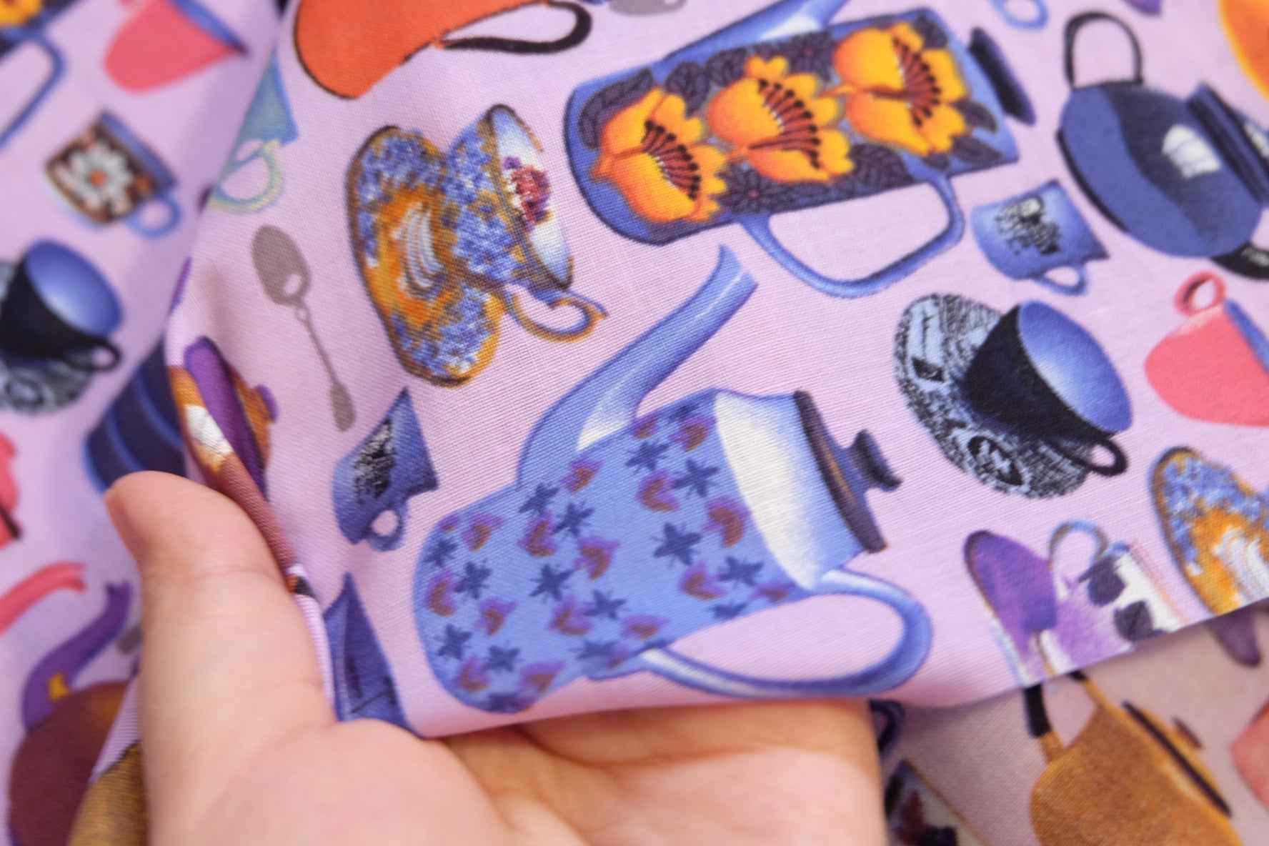 Teatime Print Cotton — 1.6 yd