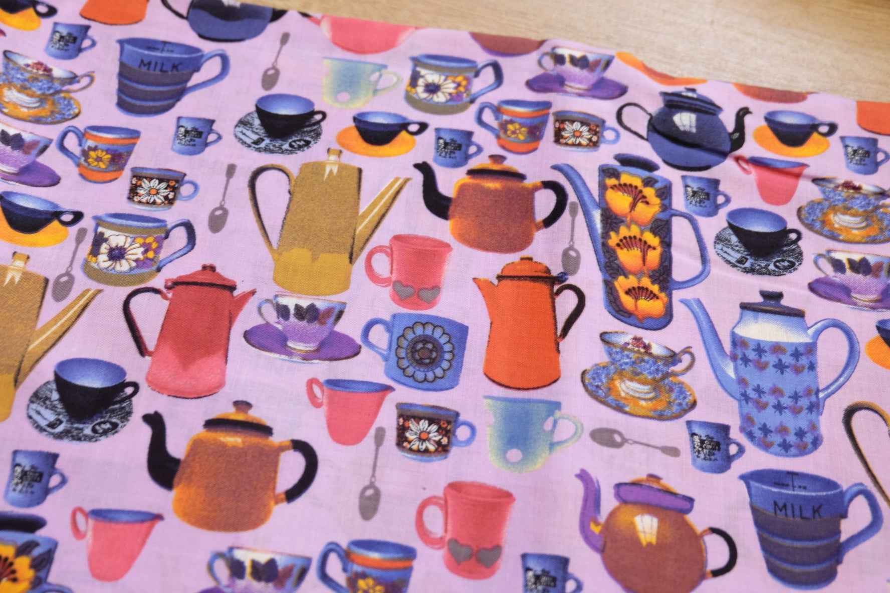 Teatime Print Cotton — 1.6 yd