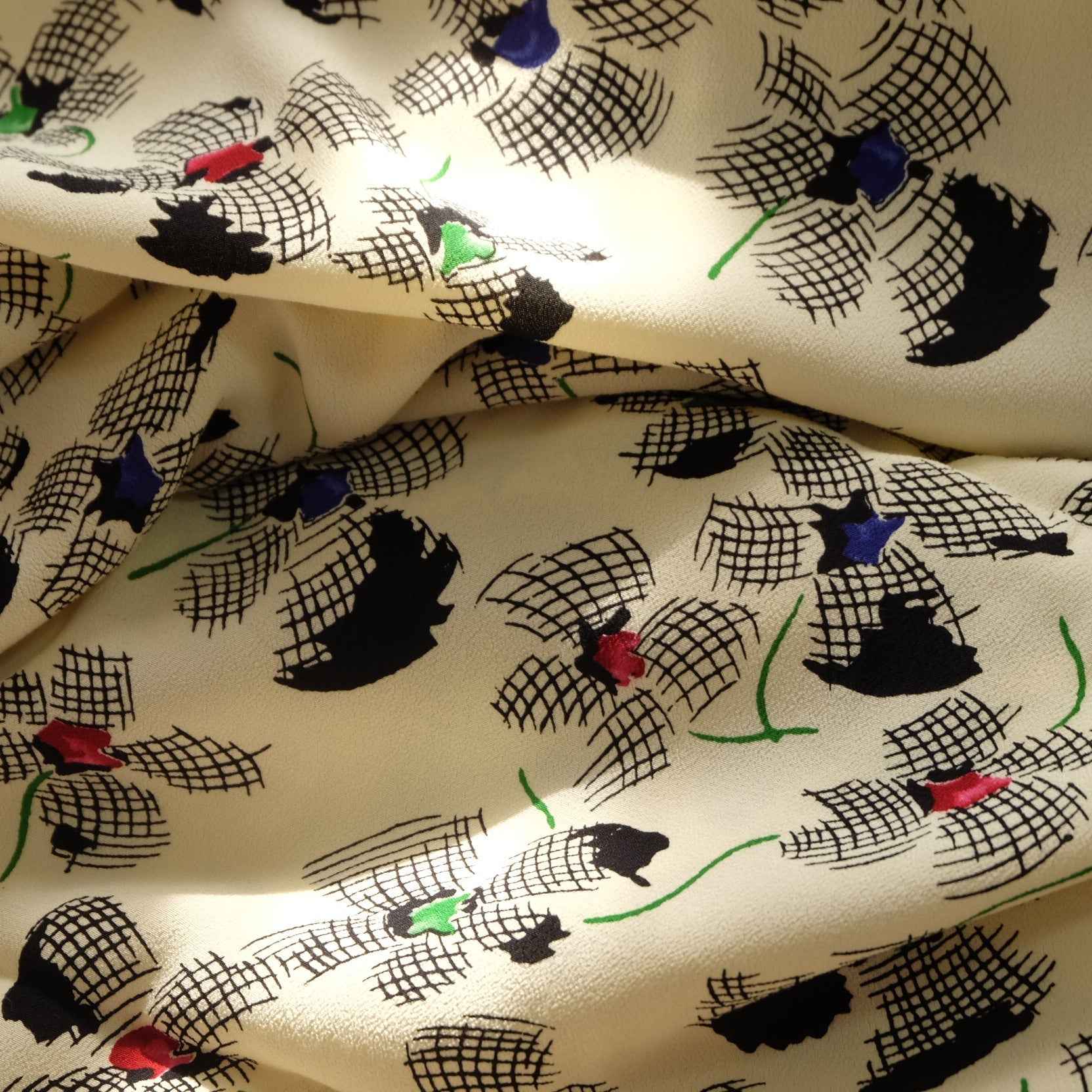 Textured Rayon Crepe Dress Fabric – Drapey Tea Dress Fabric (3.3 yd)