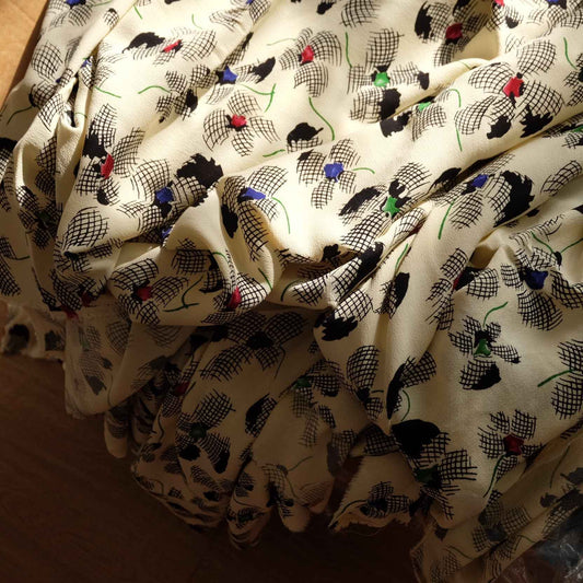 Textured Rayon Crepe Dress Fabric – Drapey Tea Dress Fabric (3.3 yd)