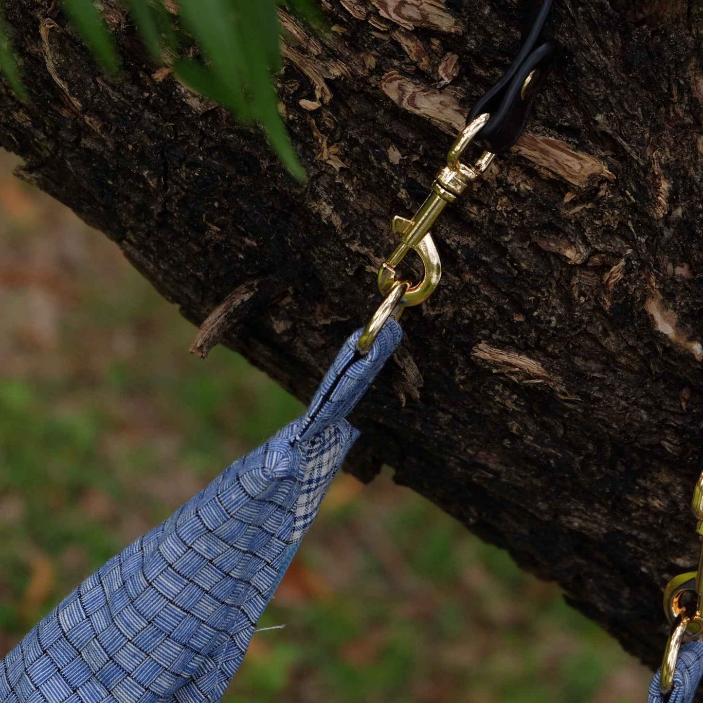 The Blue Reed Underarm Bag - Heritage Pattern, Modern Silhouette - BUBBO