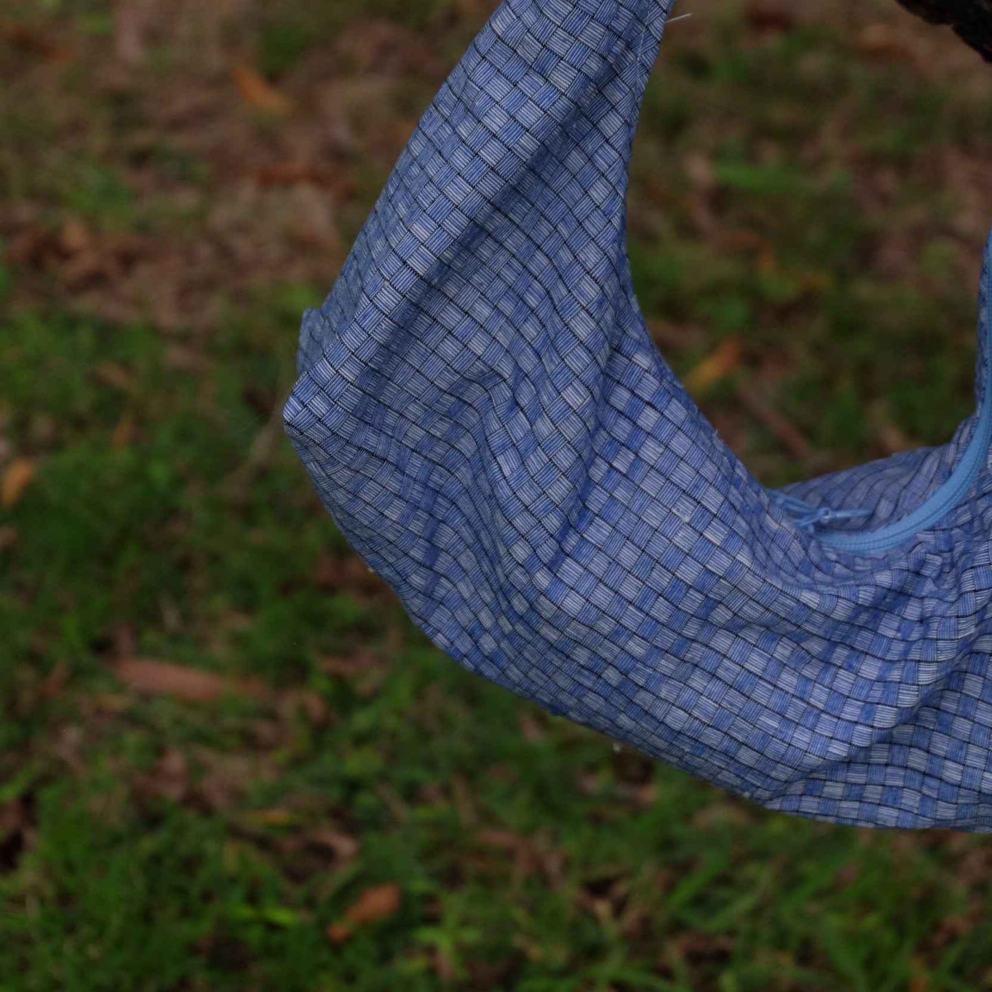 The Blue Reed Underarm Bag - Heritage Pattern, Modern Silhouette - BUBBO