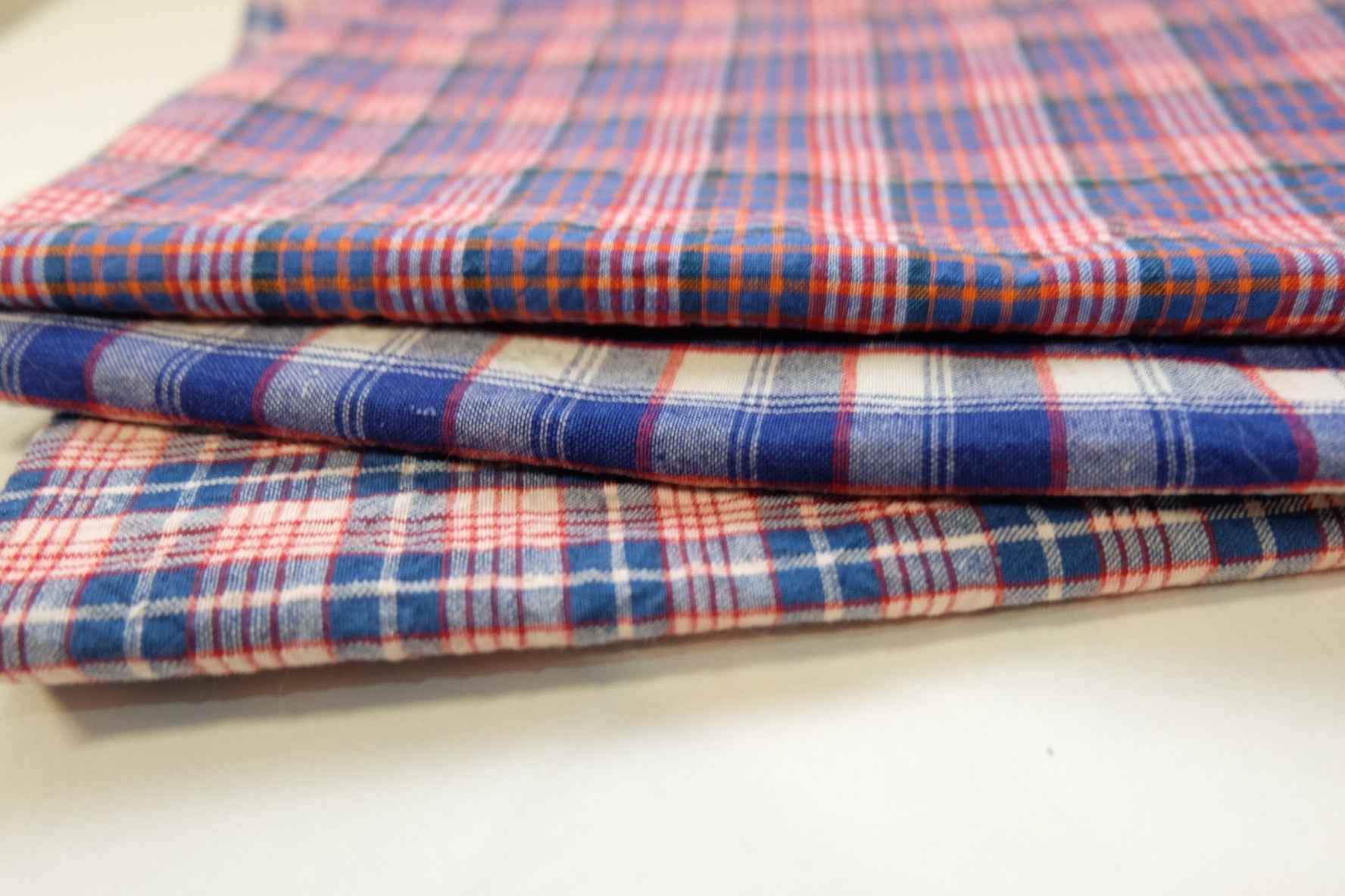 The Classic Pairing Set - Red & Blue Checked Heritage Cloth - BUBBO