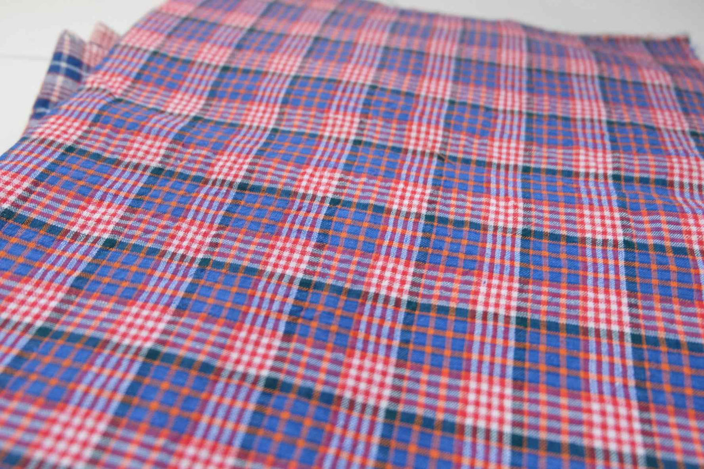 The Classic Pairing Set - Red & Blue Checked Heritage Cloth - BUBBO