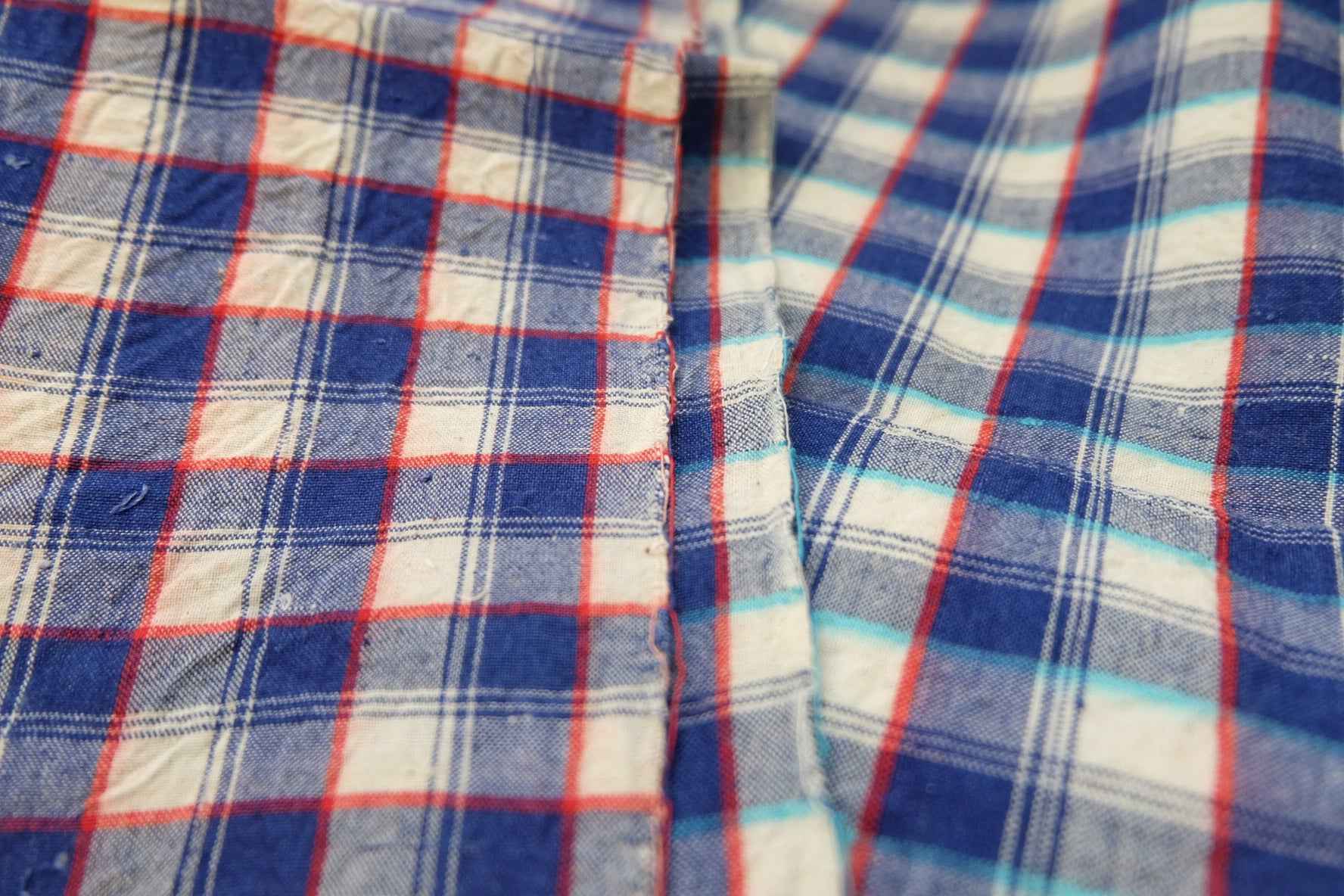 The Classic Pairing Set - Red & Blue Checked Heritage Cloth - BUBBO