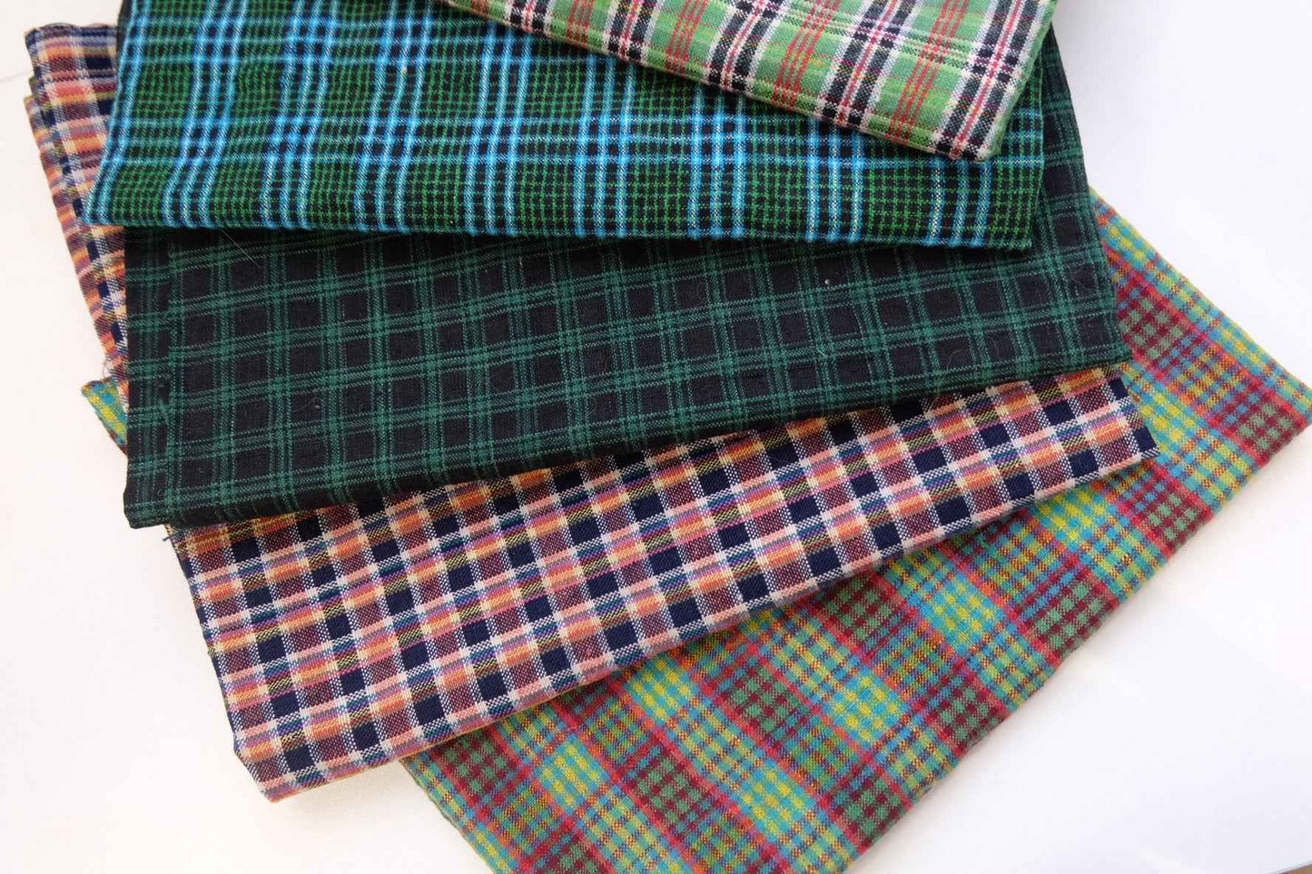 The Forager's Value Pack: A Set of 5 Mossy Green Checks - BUBBO