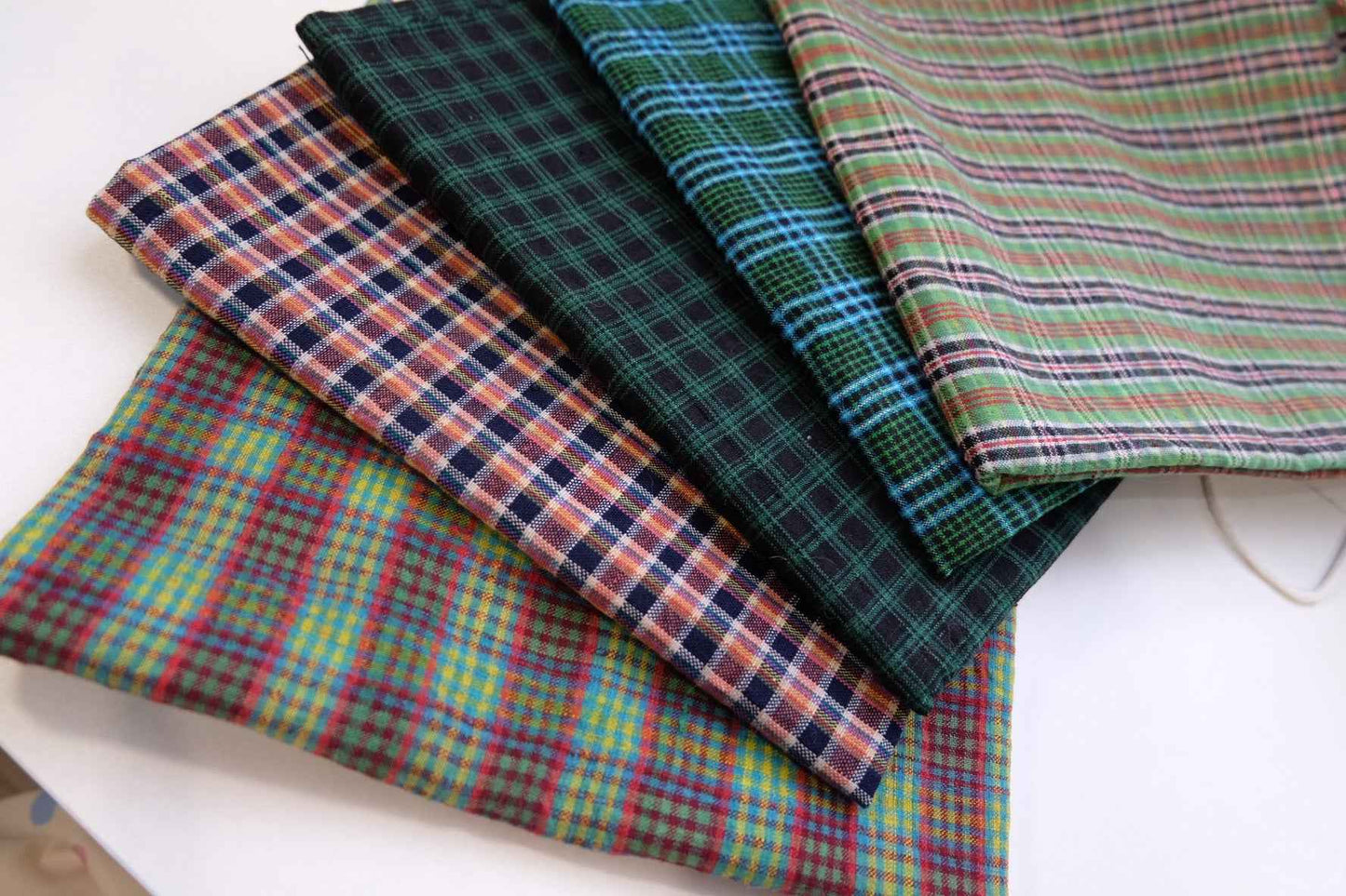 The Forager's Value Pack: A Set of 5 Mossy Green Checks - BUBBO