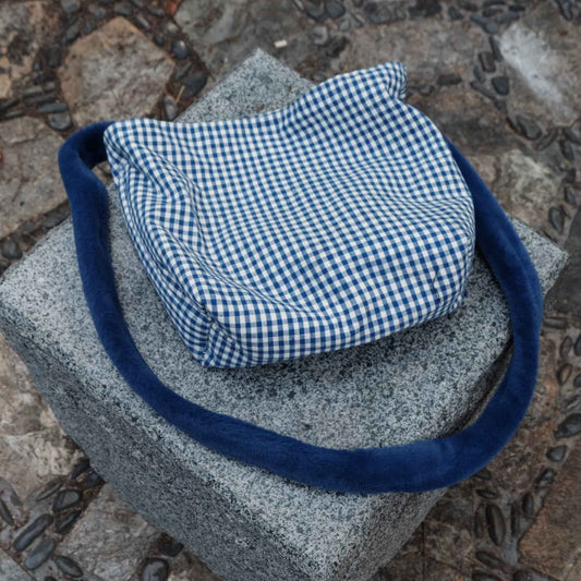 The Gingham Crossbody - Heritage Handwoven Textile Bag - BUBBO