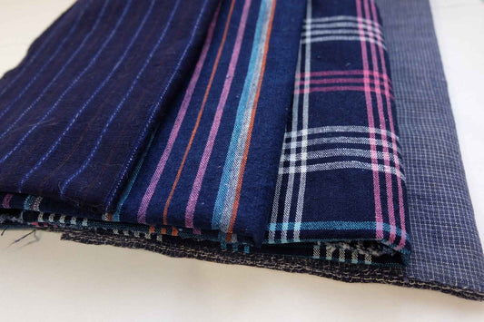 The Maker's Indigo Set - A Curated Mix of Patterns - BUBBO