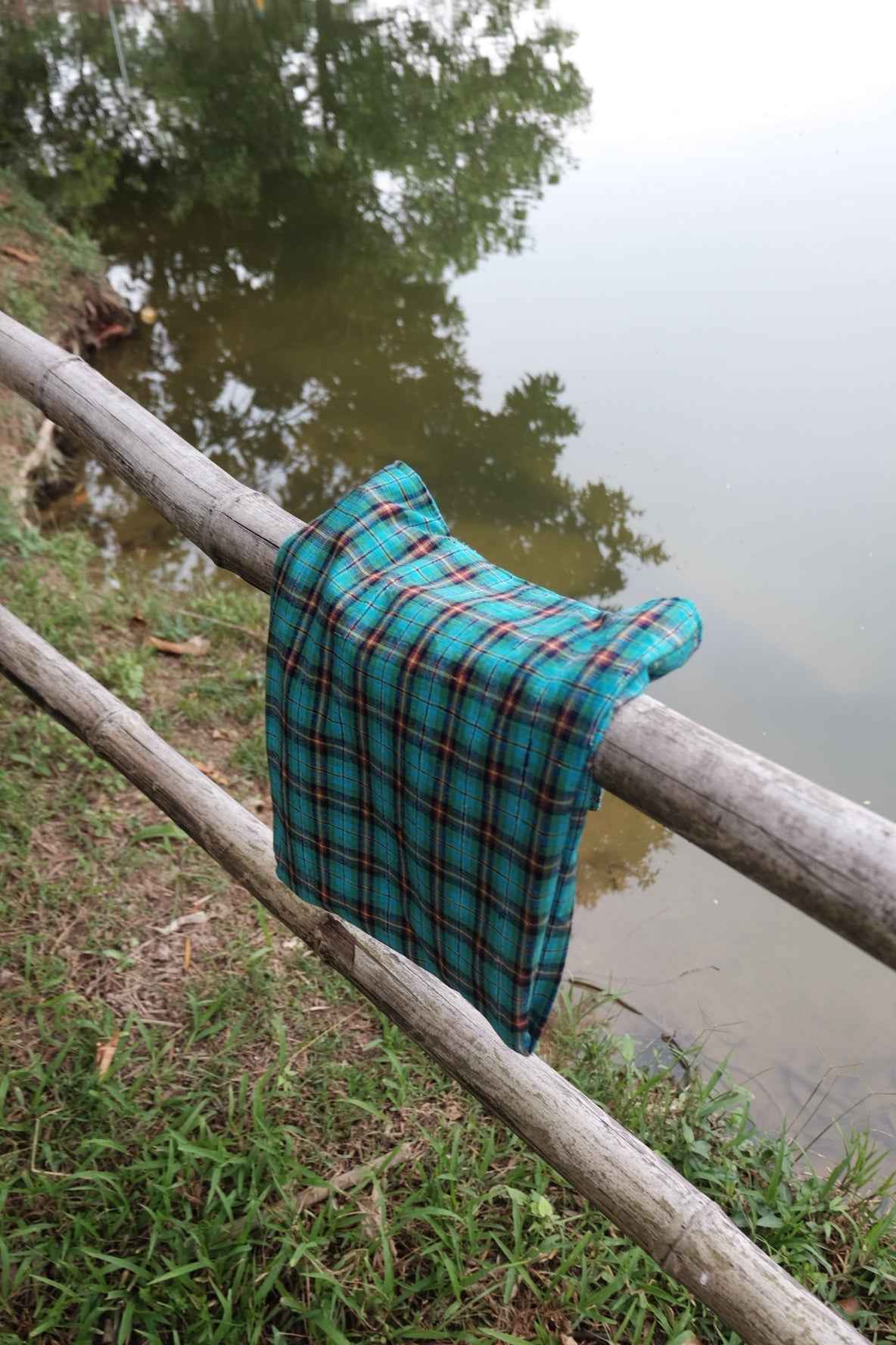 The Teal & Crimson Tote - A Final Archive Piece - BUBBO