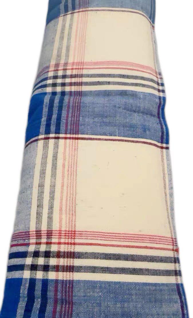 Uncut Bolt of Vintage Bed Sheet Fabric | Heavy Cotton Cloth | ~8 Meters - BUBBO