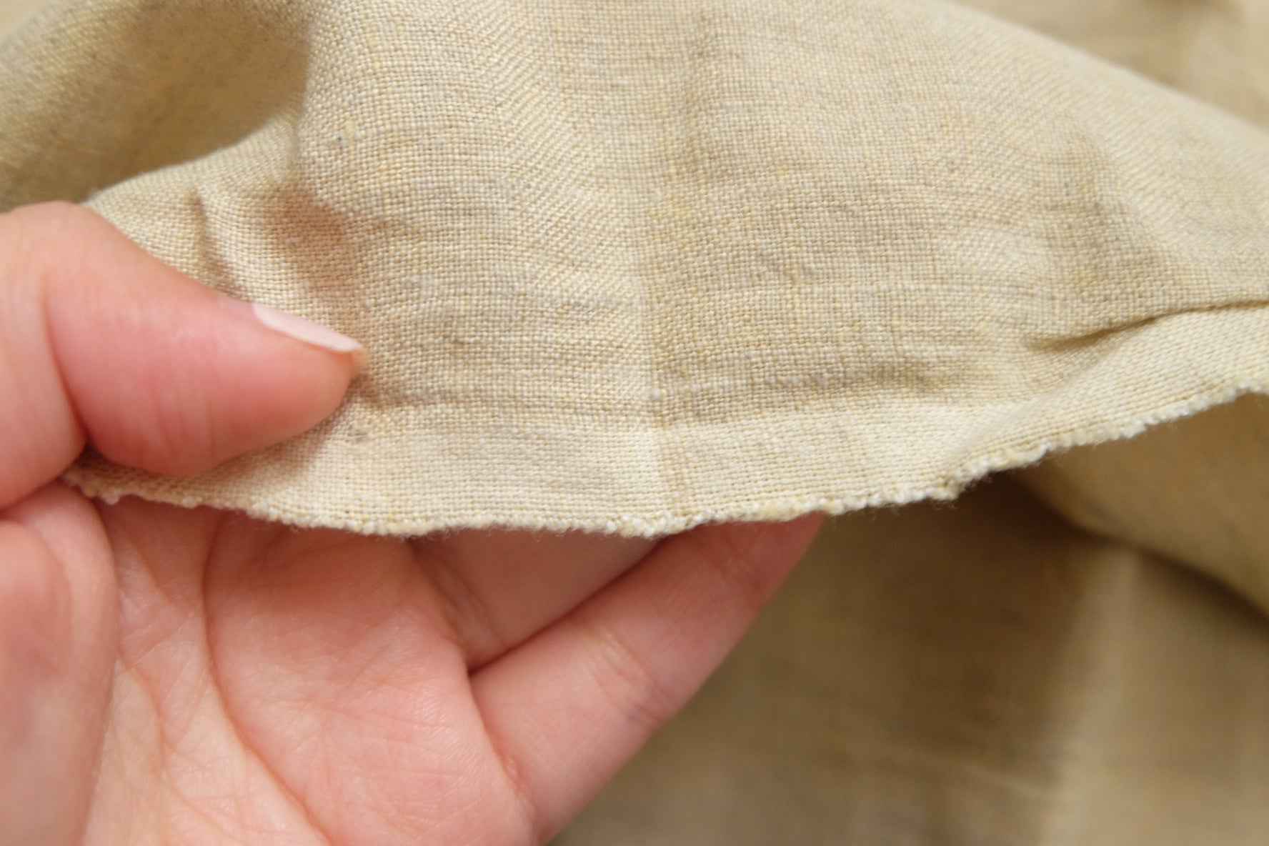 Undyed European Linen — approx. 1.64 yd - BUBBO
