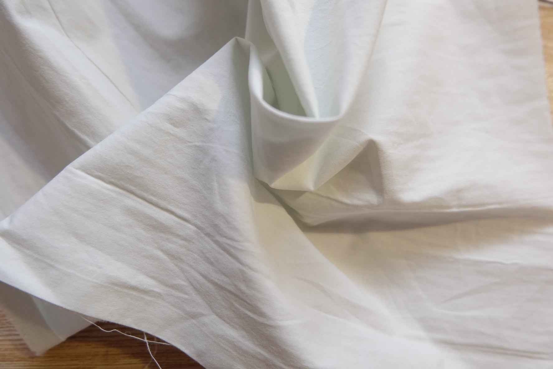 Very Pale Mint Cotton Poplin – Lightweight Shirting Fabric, 2.2 Yards - BUBBO