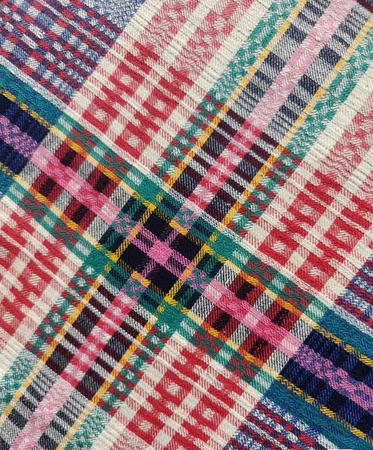 Vintage 'Double Happiness & Orb Blossoms' Woven Tǔbù - 1960s Collector's Heritage Cloth