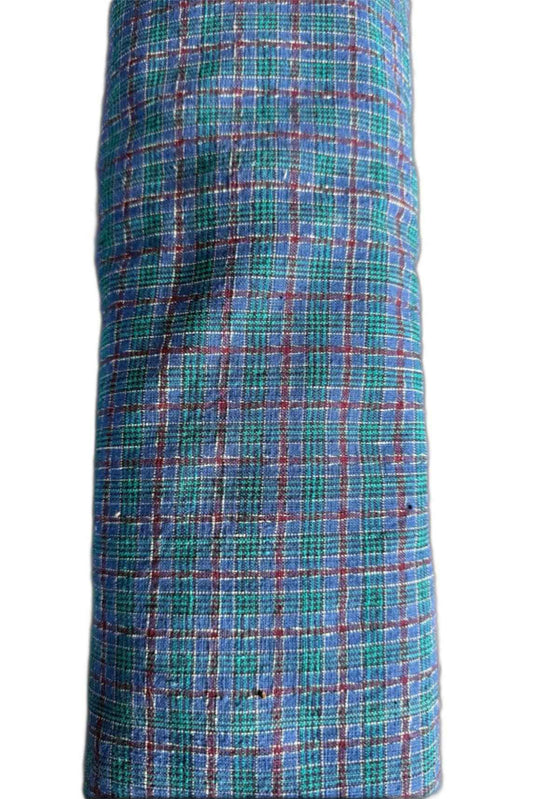 Vintage Fengxian Colorful Check Heritage Southern  Cloth - 8-Meter Unopened Textile Roll