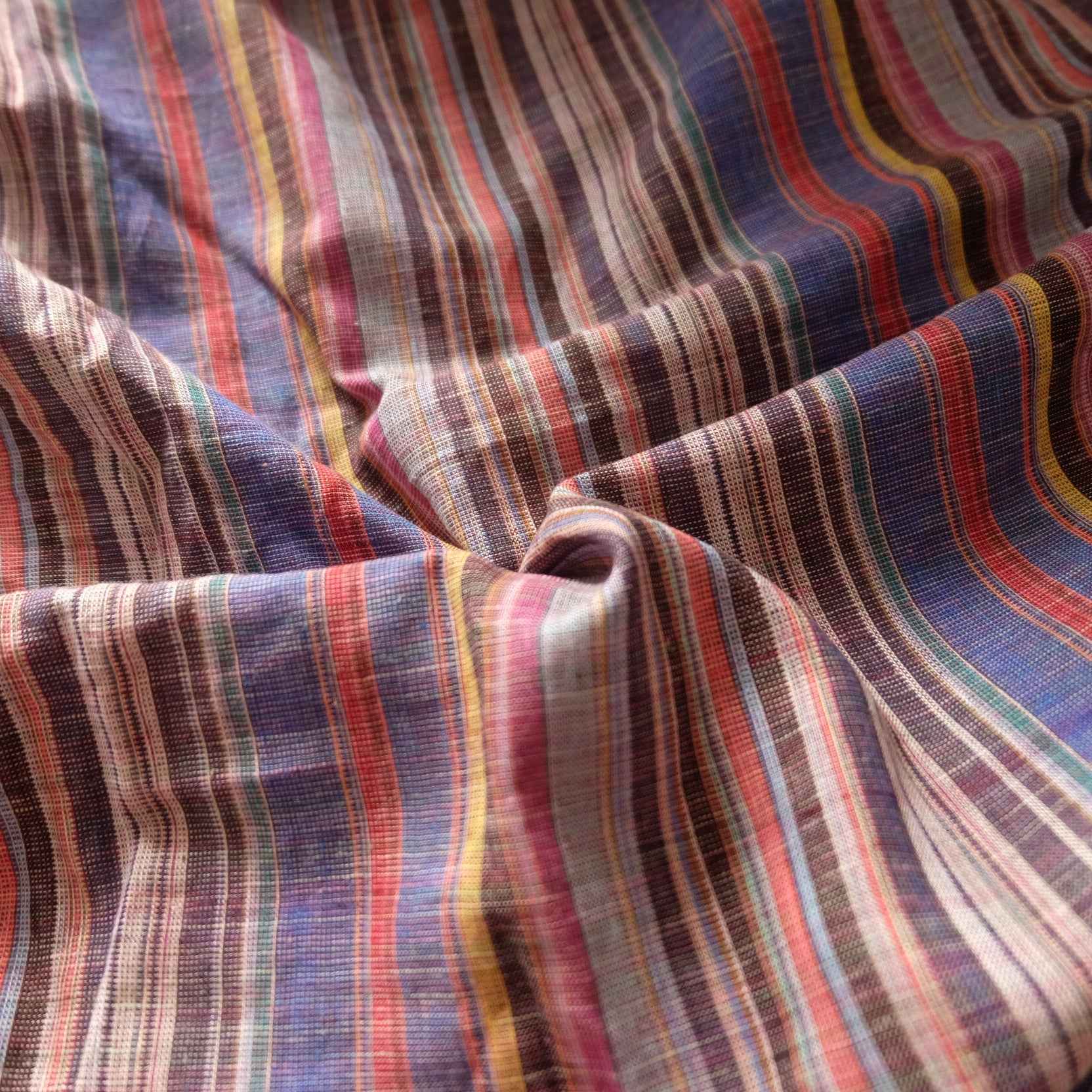 Vintage TV Stripe Cotton Linen — 2.2 yd