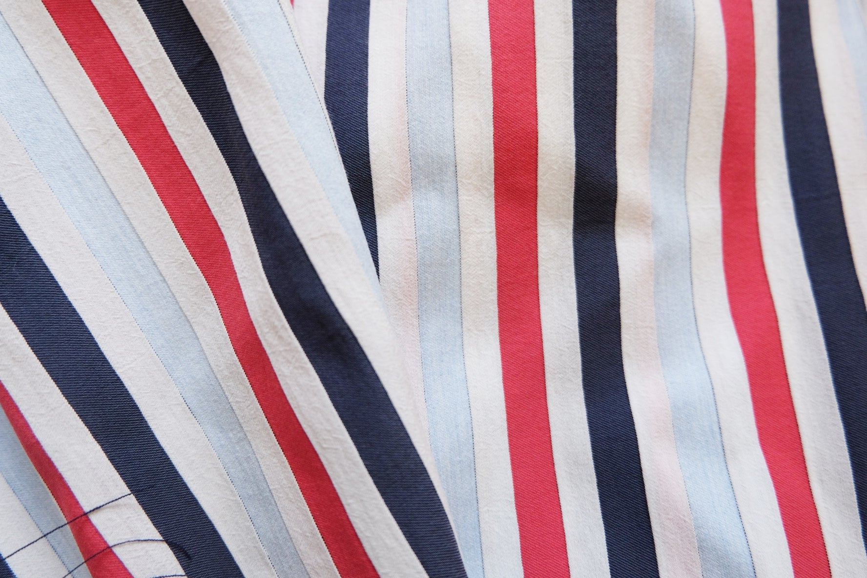 Woven Stripe Jacquard in Cotton–Nylon Blend - 2.2yds - BUBBO